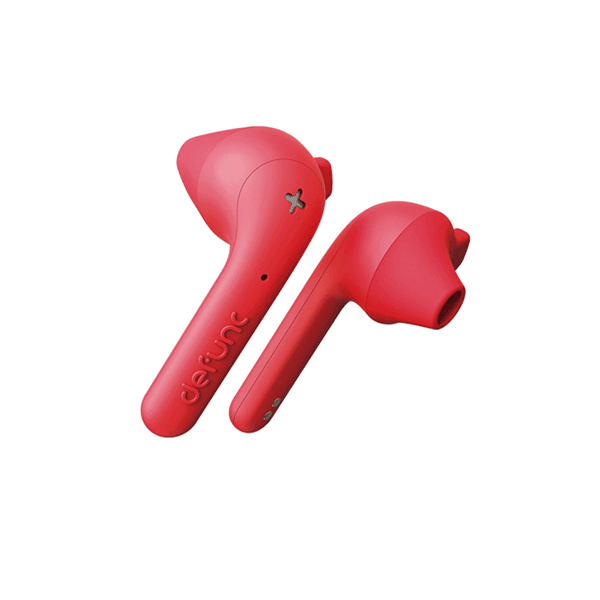 DeFunc TRUE Basic Bluetooth Earbuds, rot