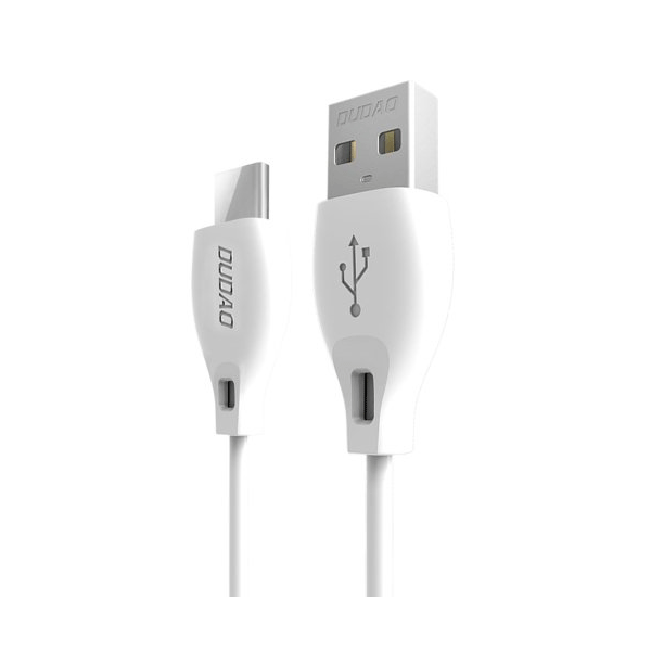 Dudao L4T Lade-/Datenkabel USB Typ C 2.4A weiß (2M)