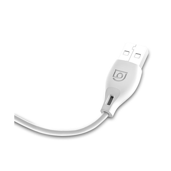 Dudao L4T Lade-/Datenkabel USB Typ C 2.4A weiß (2M)