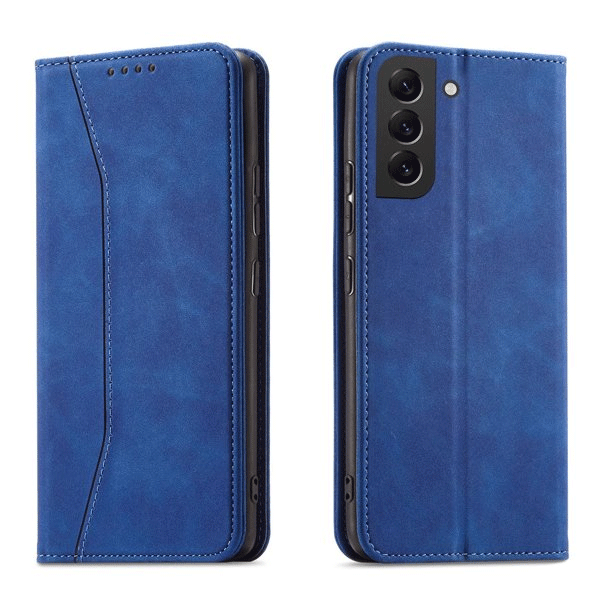 starfix Fancy Flip-Wallet für Samsung Galaxy A54 5G Cover mit Statdfunktion blau