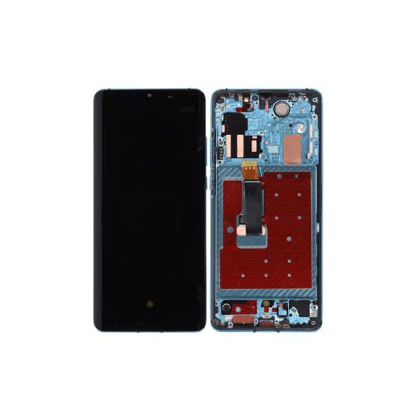 Huawei P30 Pro / P30 Pro New Edition LCD Display + Rahmen inkl. Akku, Aurora Blau (02353FUS)