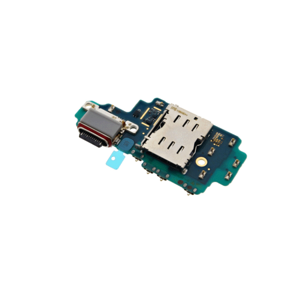 Samsung Galaxy S24 Ultra (SM-S928B) USB Ladebuchse / Simleser / Mikrofon Board (GH96-16497A)