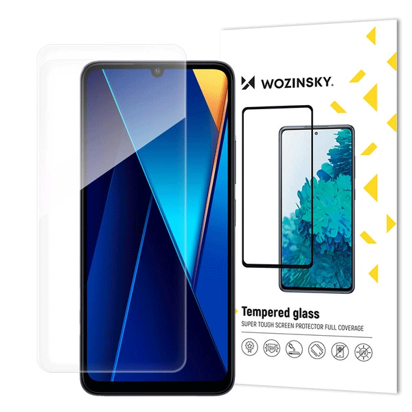 Wozinsky Panzer Displayschutz aus gehärtetem Glas für Xiaomi POCO C65/Redmi 13C