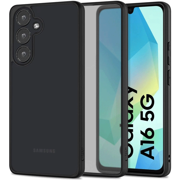 Tech-Protect MagMat Schutz-Hülle für Samsung Galaxy A16 4G / 5G, schwarz