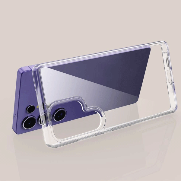 Tech-Protect Flexair Hybrid Silikon Schutz-Hülle für Samsung Galaxy S25 ULTRA, transparent