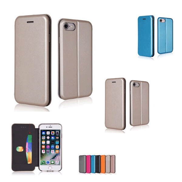 Motomo Flip Case für Apple iPhone 6/6s mit Kartenfach rosegold