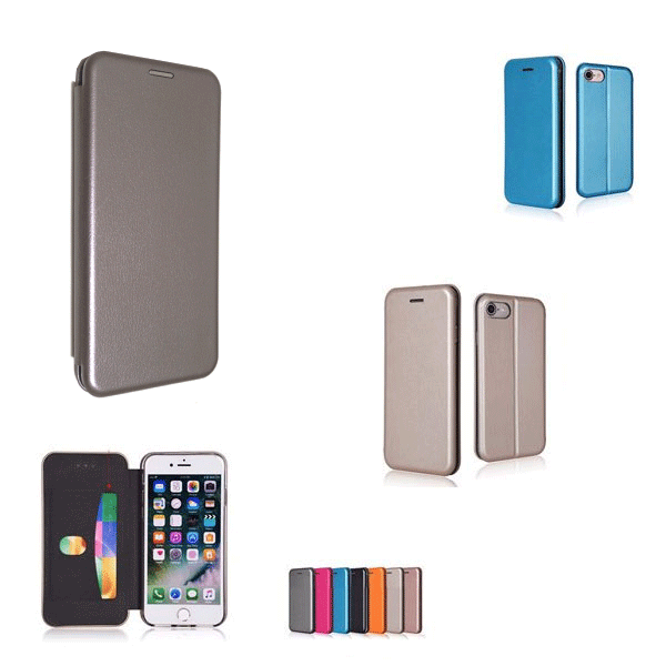 Motomo Flip Case für Apple iPhone 6/6s mit Kartenfach silber