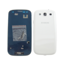 Samsung Galaxy S3 I9300 Gehäuse Cover Set - marble Weiss