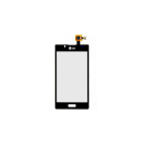 LG P700 Optimus L7 Touchscreen + Displayglas mit Oberschale schwarz