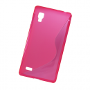 Silikonhülle S-Line für LG P760 Optimus L9 rosa