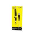 budi 2in1 Ladekabel/Datenkabel – USB Typ A zu Lightning und USB Typ C