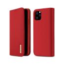 Dux Ducis Wish Series Echt Leder Flip Wallet für Apple iPhone 11 Pro Max rot