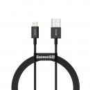 Baseus Superior Schnellladekabel USB - Lightning 2,4A schwarz (1m)