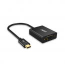 Choetech Einweg-Steckeradapter HUB USB Typ C auf VGA schwarz (HUB-V01)