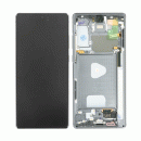 Samsung Galaxy Note 20 SM-N981B LCD Display + Rahmen, grau