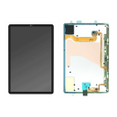 Samsung T860 / T865 Galaxy Tab S6 Display-Einheit + Rahmen, schwarz (GH82-20771A)