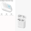 Cyoo (kabellosen QI) Ladetasche für Apple Airpods Gen 1 & Gen 2, weiss