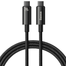 Baseus Tungsten Gold Lade-/Datenkabel USB-C zu USB-C 480 Mbit/s 240 W, schwarz 2M (CAWJ040101)