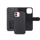 Rixus Duo Wallet Magnet Schutz-Hülle mit Brieftasche für iPhone 16 Plus, Schwarz